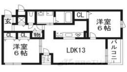 Ｒｅｓｉｄｅｎｃｅ槇島間取り図面