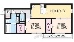 ラ・セゾン嵐山間取り図面