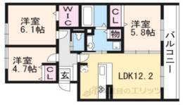 シルトクレーテＡ棟間取り図面