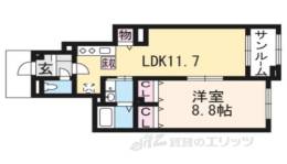 カンパーニュ逢坂間取り図面