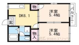 タウニィほととぎす亀岡間取り図面