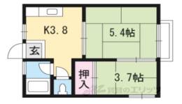 鷺森荘間取り図面
