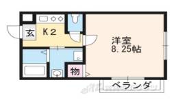 アヴニール京都墨染間取り図面
