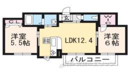 ルーチェ蟹川間取り図面
