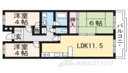 プルーリオン亀岡間取り図面