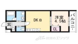 リアン桂ウエスト間取り図面