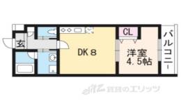 リアン桂ウエスト間取り図面