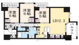 ジ・アーバネックス京都河原町プレイズ間取り図面