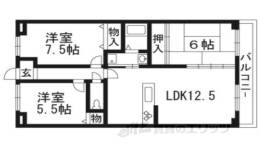 ベルセーヌ亀岡間取り図面