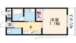 TK FLAT西京極間取り図面