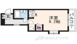 ＤＥＴＯＭ－１京大前２201間取り図面