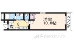 グランレブリー御所西２間取り図面