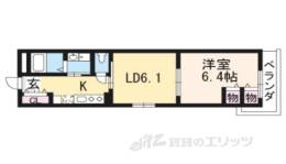 グランレブリー御所西２間取り図面