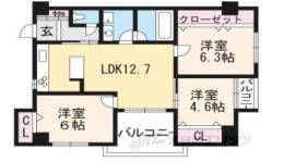 シンフォニー御所南間取り図面
