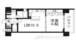 リーガル京都河原町五条２202間取り図面