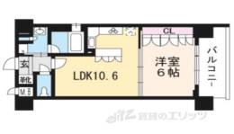 リーガル京都河原町五条２間取り図面