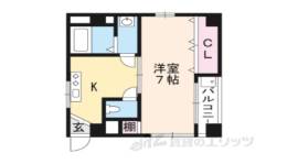コーポ東福寺間取り図面