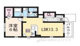 ルガルボニート２間取り図面