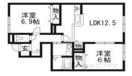 グランドゥール御園間取り図面