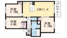 シャーメゾン北山間取り図面