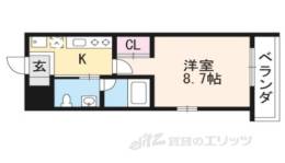 シエルコート紫野２間取り図面