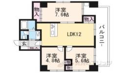 シルエラ御所南間取り図面