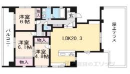 シルエラ御所南間取り図面