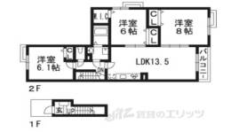 ルミエール車塚間取り図面