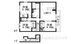 カーサＢＢ２間取り図面