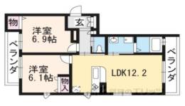 サザン間取り図面