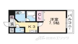 ウィズ高辻通間取り図面