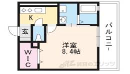セントポーリア円町２間取り図面