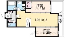 ヴィラ聖護院間取り図面