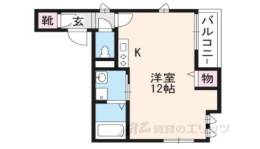 シャーメゾン深草間取り図面