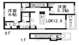 Ｌｉｅｒｒｅ淀南１間取り図面