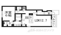 Ｌｉｅｒｒｅ淀南１間取り図面
