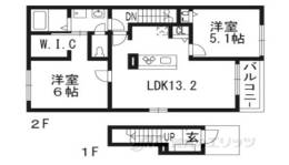 Ｌｉｅｒｒｅ淀南２間取り図面