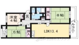 東大路高野第3住宅第26棟間取り図面