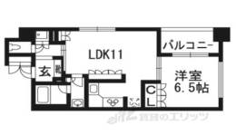 リーガル京都四条烏丸２間取り図面