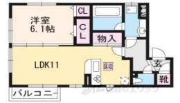 コーポ大敬３間取り図面