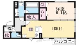 コーポ大敬３間取り図面