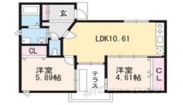 テラッセ北大路間取り図面
