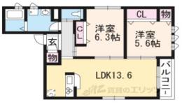 シャーメゾン・クニッテル間取り図面