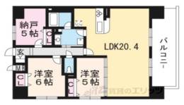 リソシエ・ヴァリエ西院間取り図面