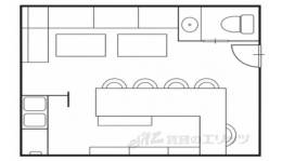 アミカビル１間取り図面