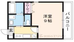 トレフルメゾン出町柳間取り図面