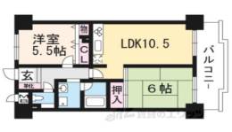 ダイアパレス京都蒔絵町間取り図面