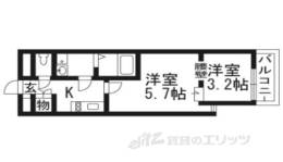 ロンドヴェール伏見桃山間取り図面