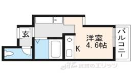 ロンドヴェール伏見桃山間取り図面