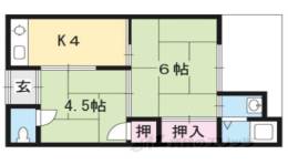 罧原荘Ｂ棟間取り図面